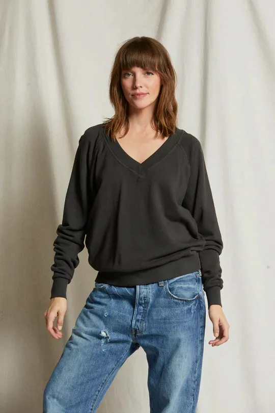 V NECK SWEATSHIRT 081324