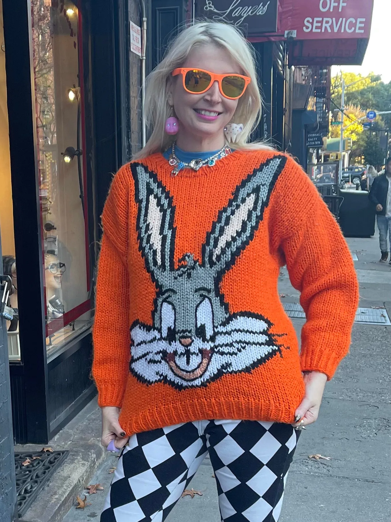 Vintage 80s Bugs Bunny Sweater