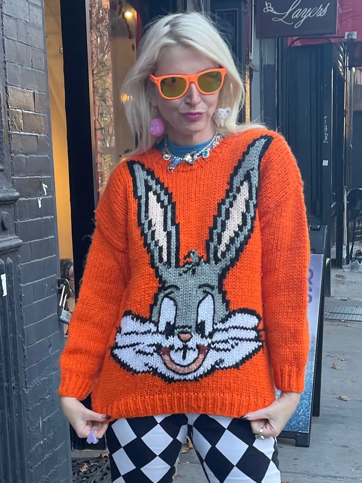 Vintage 80s Bugs Bunny Sweater