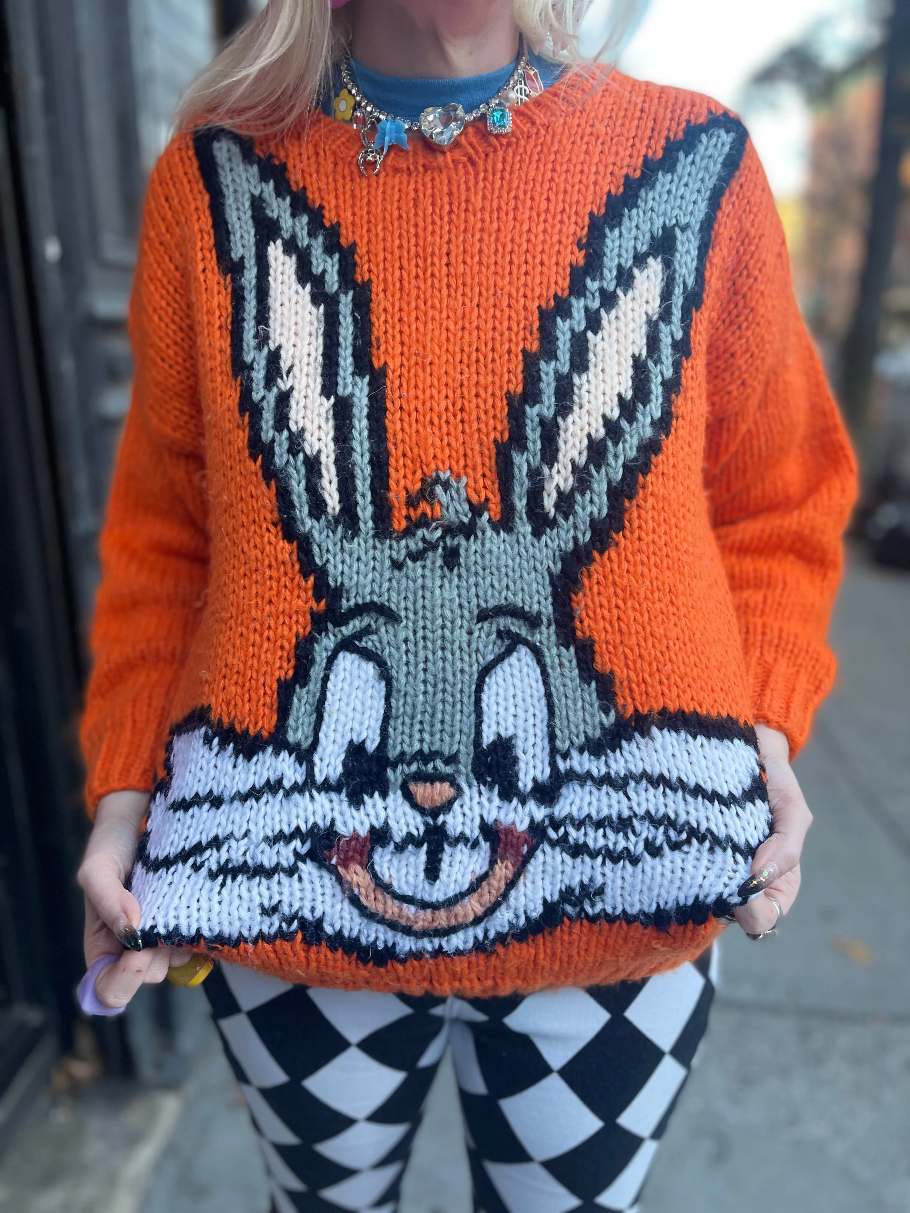 Vintage 80s Bugs Bunny Sweater