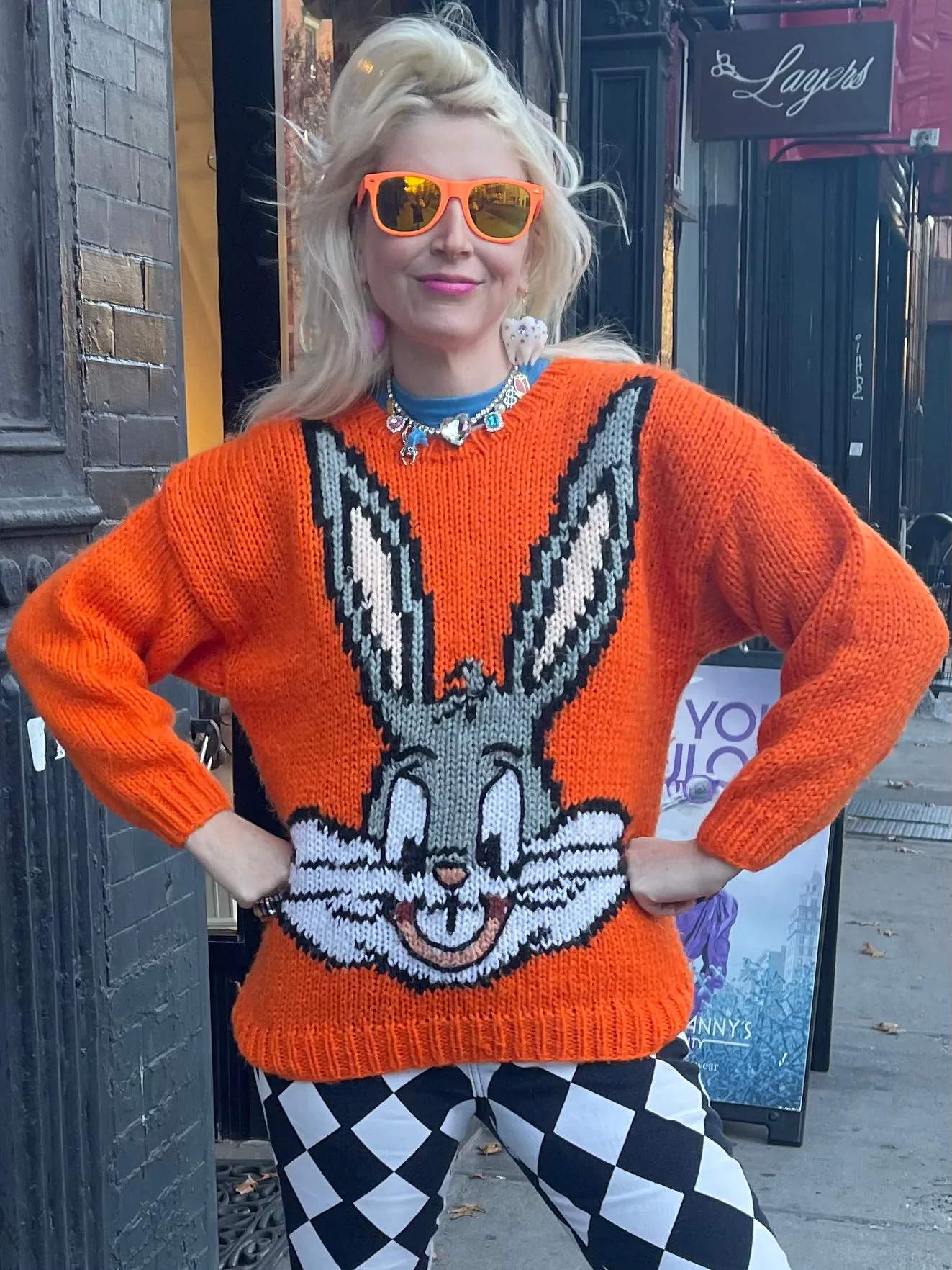 Vintage 80s Bugs Bunny Sweater