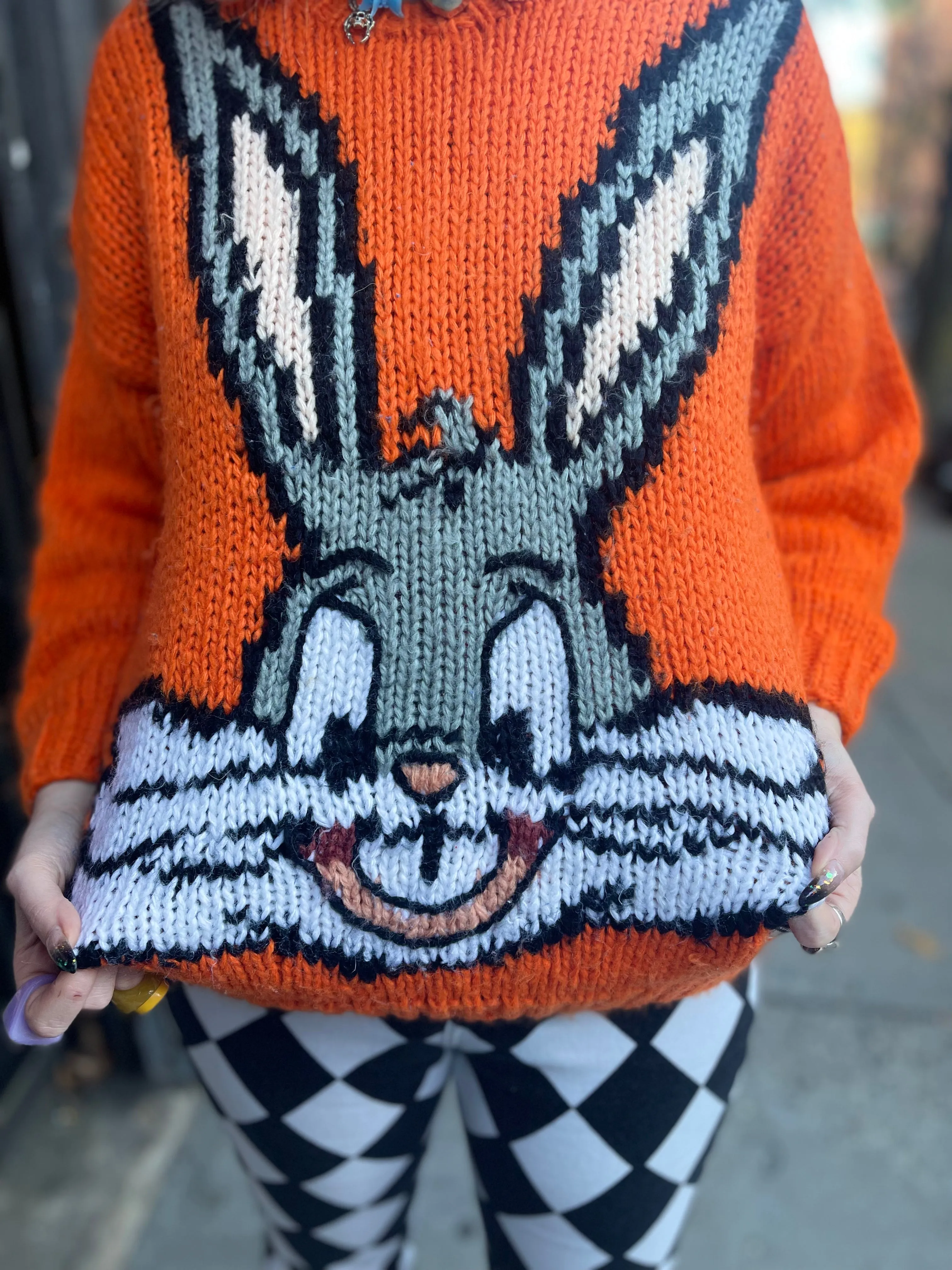 Vintage 80s Bugs Bunny Sweater