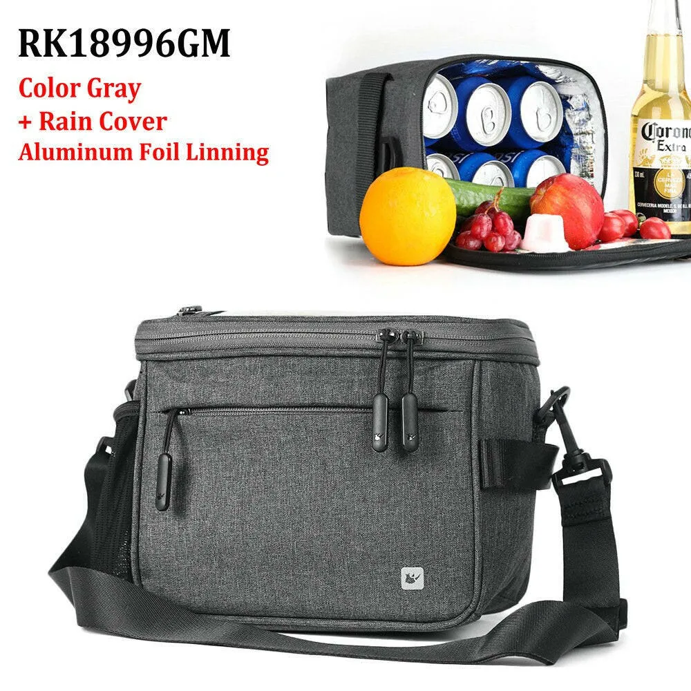 Waterproof Bicycle Bag Touch Screen Handlebar Front Tube Bag Multifunction Shoulder Bag for Phone Camera GPS Container