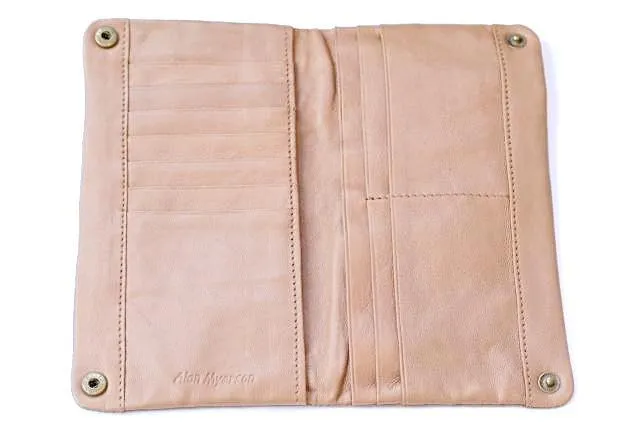 zip detail wallet - large - camel